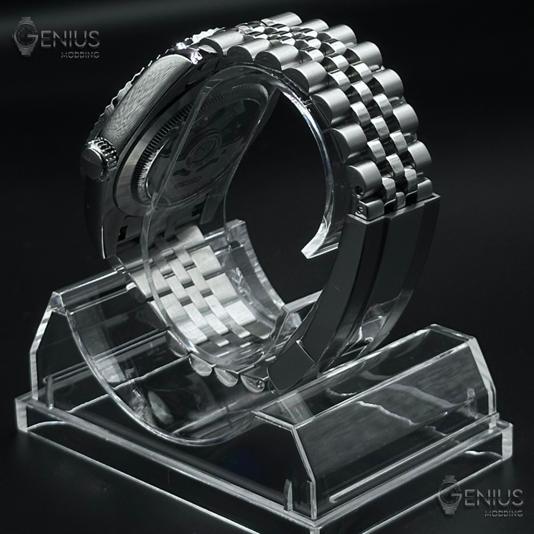 Seiko Mod DateJust Gris Foncé | GENIUS MODDING