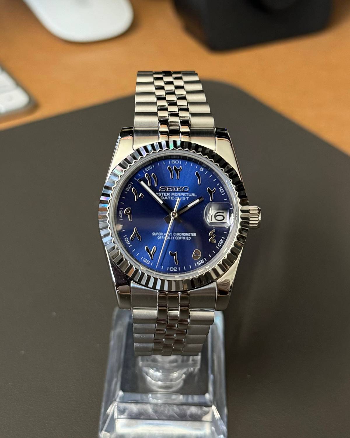 MOD DATEJUST | ARABIC | BLUE SHARK