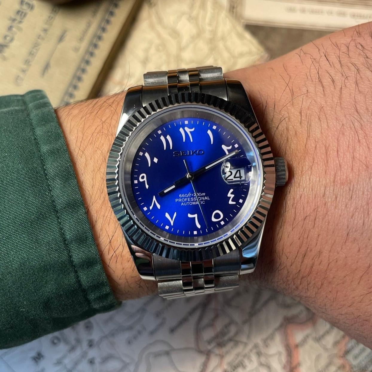 MOD DATEJUST | ARABIC | BLUE SHARK