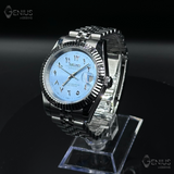 Seiko Mod Datejust | Seiko Mod Datejust Blue | GENIUS MODDING