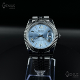 Seiko Mod DateJust Ice Blue | Seiko Mod Ice Blue | GENIUS MODDING