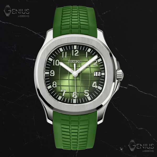 Seiko Mod Aquanaut Vert | Mod Vert Aquanaute | GENIUS MODDING