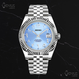 Seiko Mod Datejust | Seiko Mod Datejust Blue | GENIUS MODDING