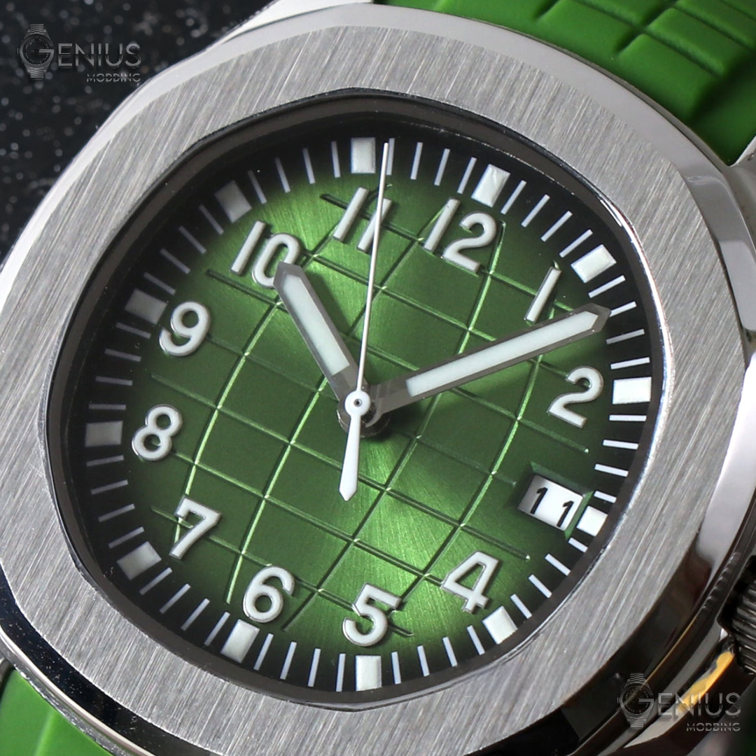 Seiko Mod Aquanaut Vert | Mod Vert Aquanaute | GENIUS MODDING