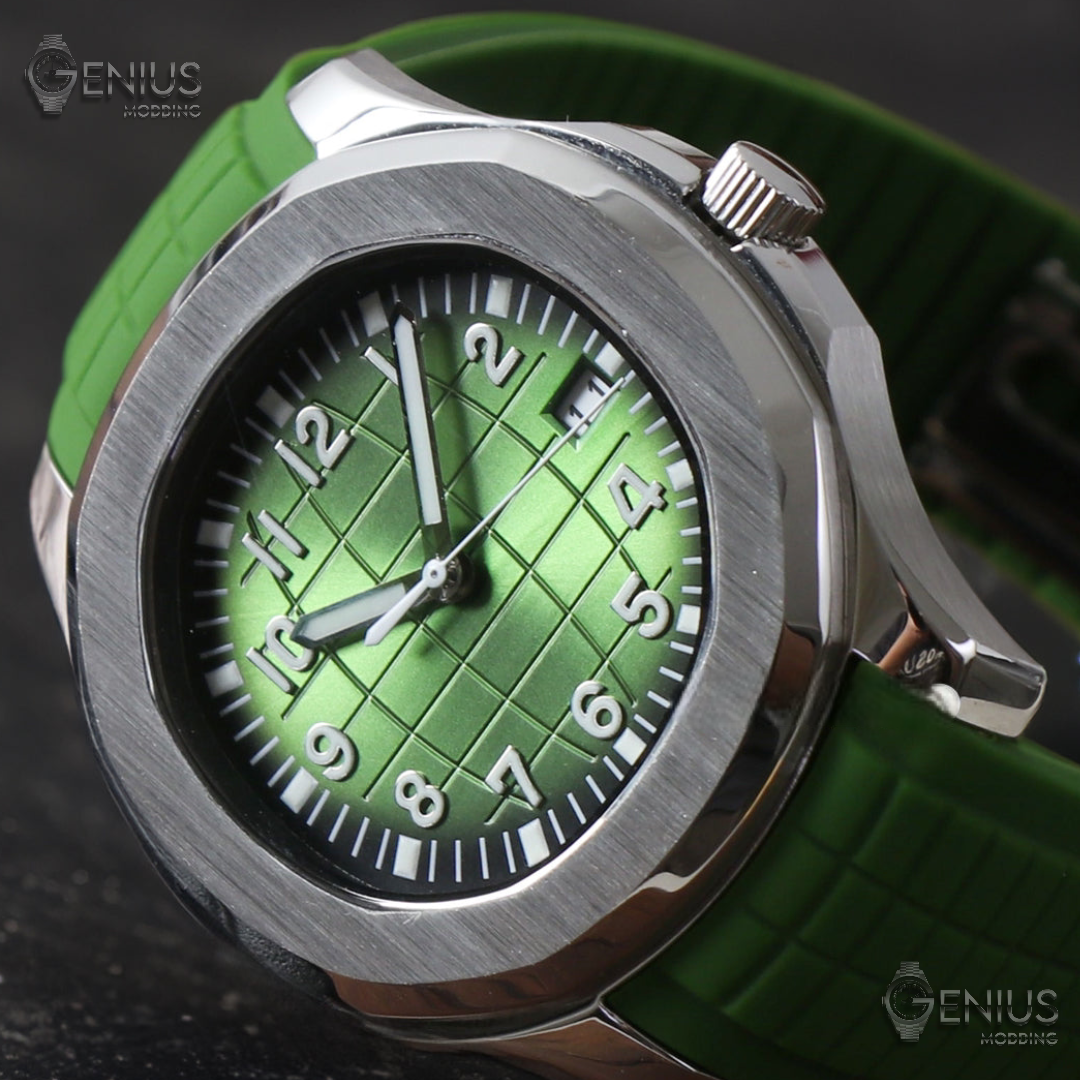 Seiko Mod Aquanaut Vert | Mod Vert Aquanaute | GENIUS MODDING