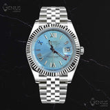 Seiko Mod DateJust Ice Blue | Seiko Mod Ice Blue | GENIUS MODDING