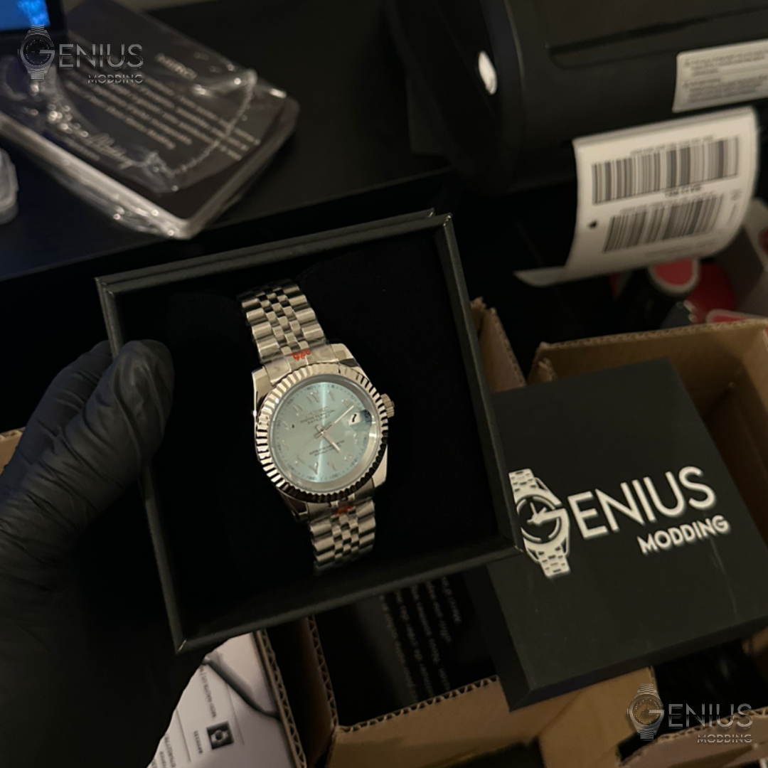 Mod Datejust | Arabic | Blue Magic